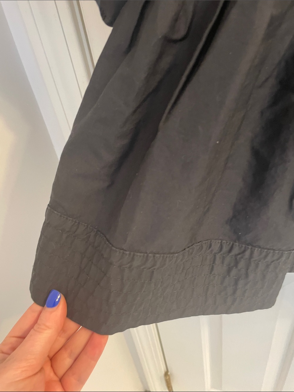 Mare Mare Puff Sleeved Black Cotton Blouse - Picture 8 of 13